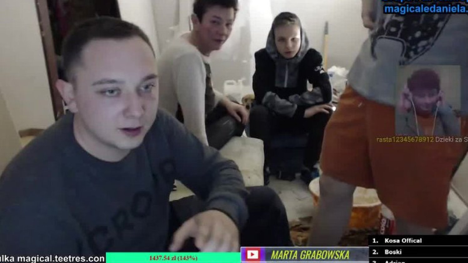 DanielMagical - patostreamer, który przeszedł od streamowania gier do picia alkoholu i szarpania się z sąsiadami na wizji.