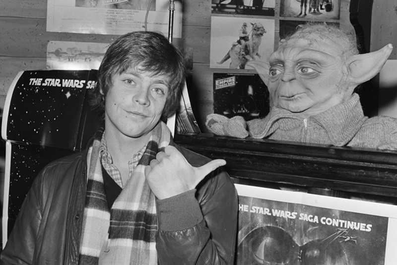 Mark Hamill był kompletnie nieznay, kiedy dostał rolę Luke'a Skywalkera w "Gwiezdnych Wojnach".