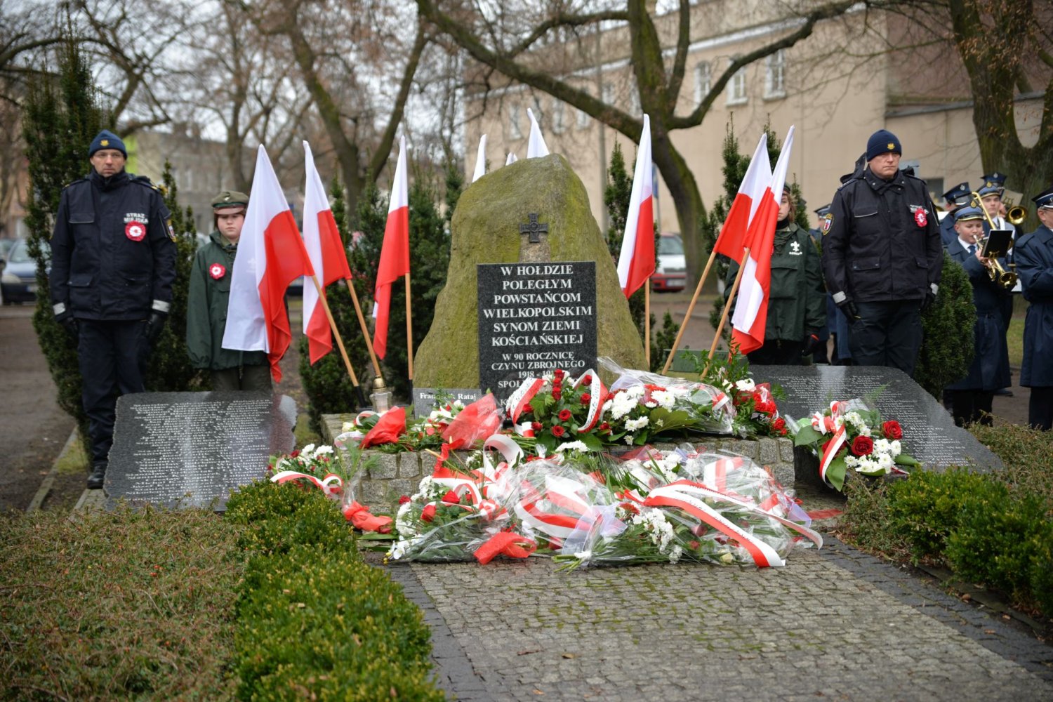 Obchody Powstania Wielkopolskiego w Kościanie - z dala od bieżącej polityki.