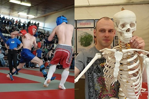 MMA i nauka to dwie pasje, które rzadko występują razem