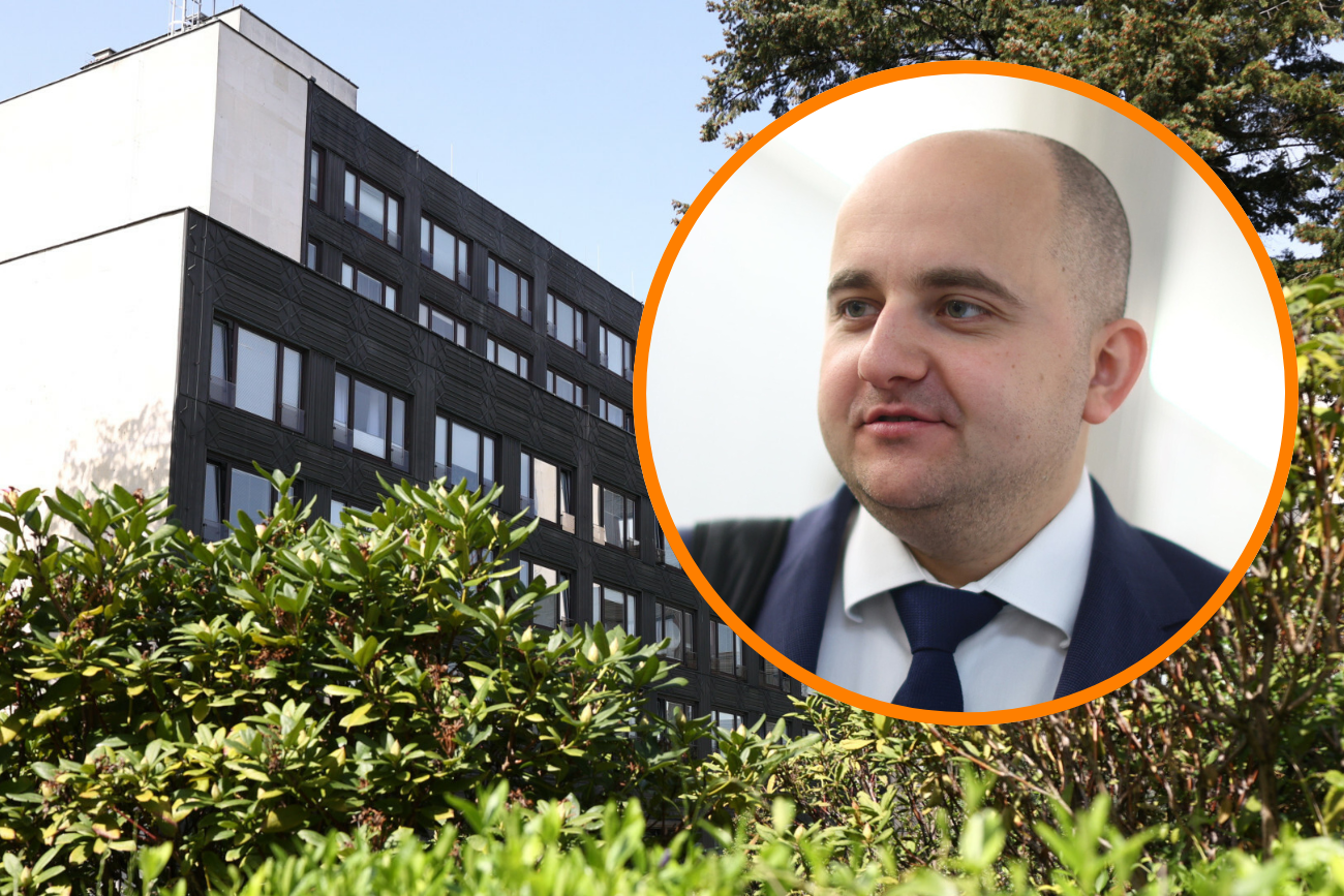 Dariusz Matecki chodził pod dachu sejmowego hotelu. Chciał zrobić zdjęcie