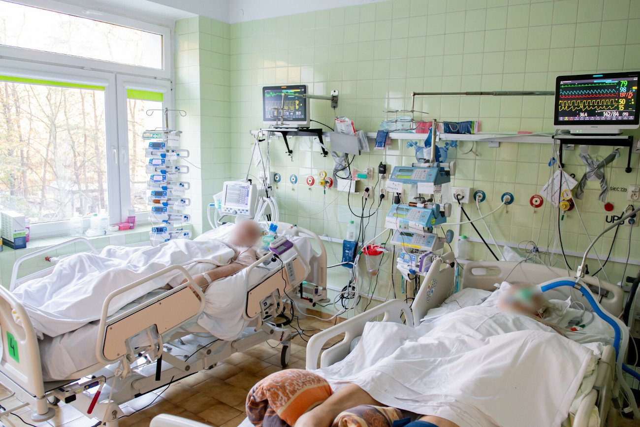 Szpitalny oddział covidowy.