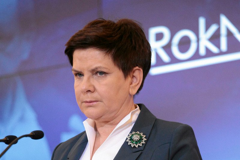 Reakcje na wypadek Szydło.