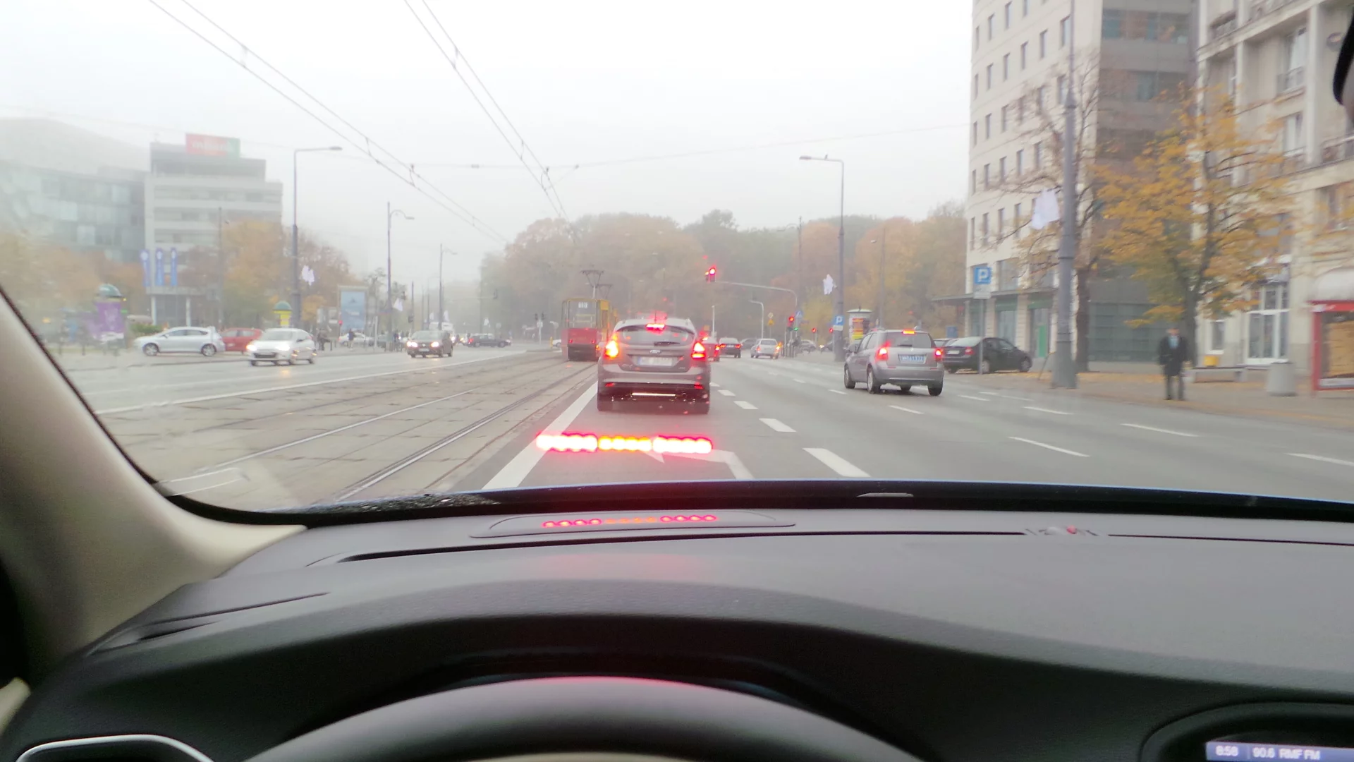 Ponownie - City Safety w akcji, automatycznie hamowanie