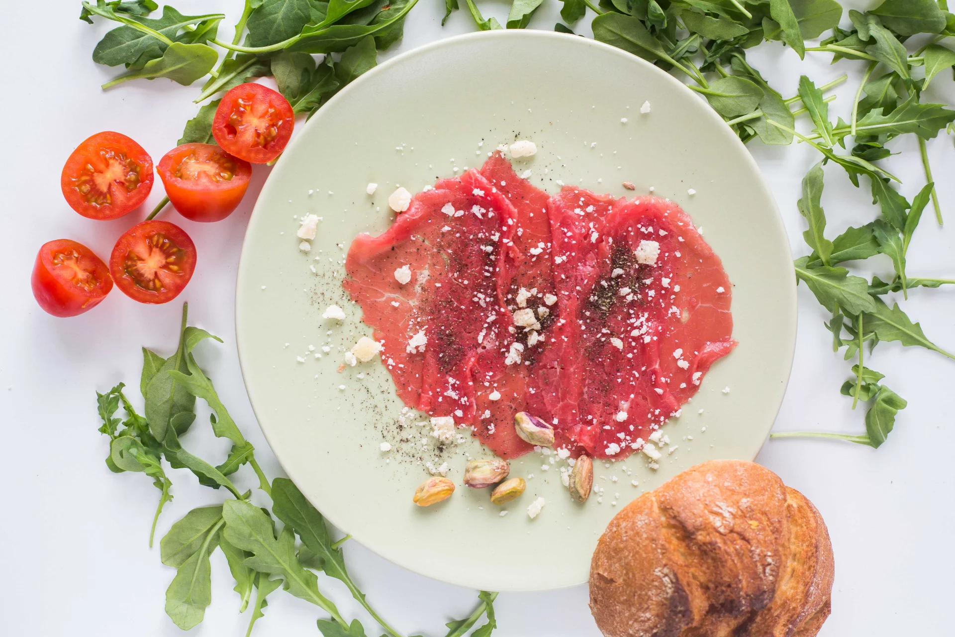 Wołowe carpaccio z Biedronki.