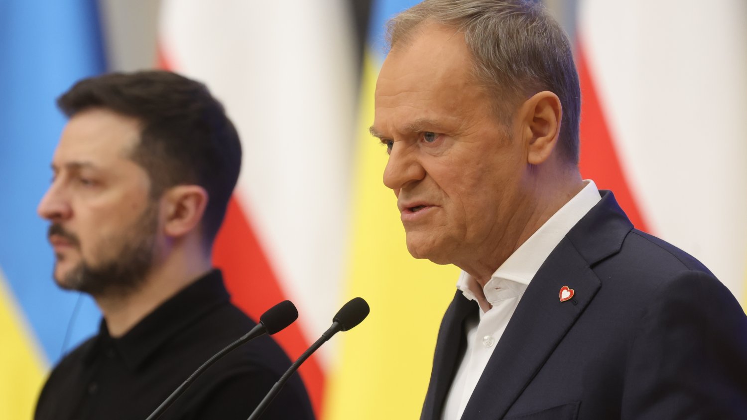 Tusk i Zełenski w Warszawie. Polski premier o tym, co planowała Rosja