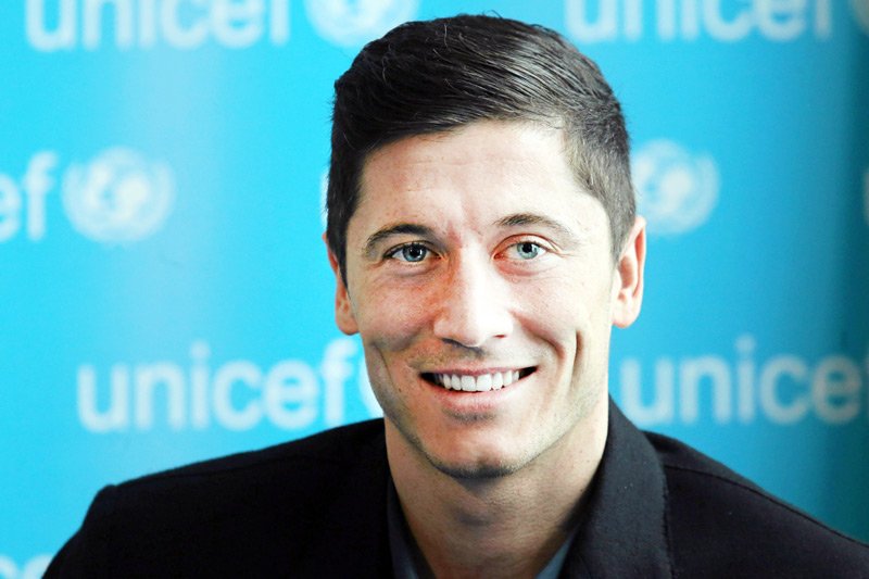 Robert Lewandowski był gościem poniedziałkowego programu "Tomasz Lis na żywo".