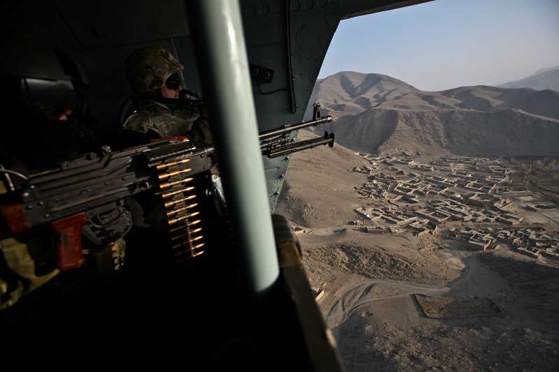 Razem z Amerykanami z Afganistany wycofają się też polscy żołnierze. Na zdjęciu patrol nad prowincją Ghazni.