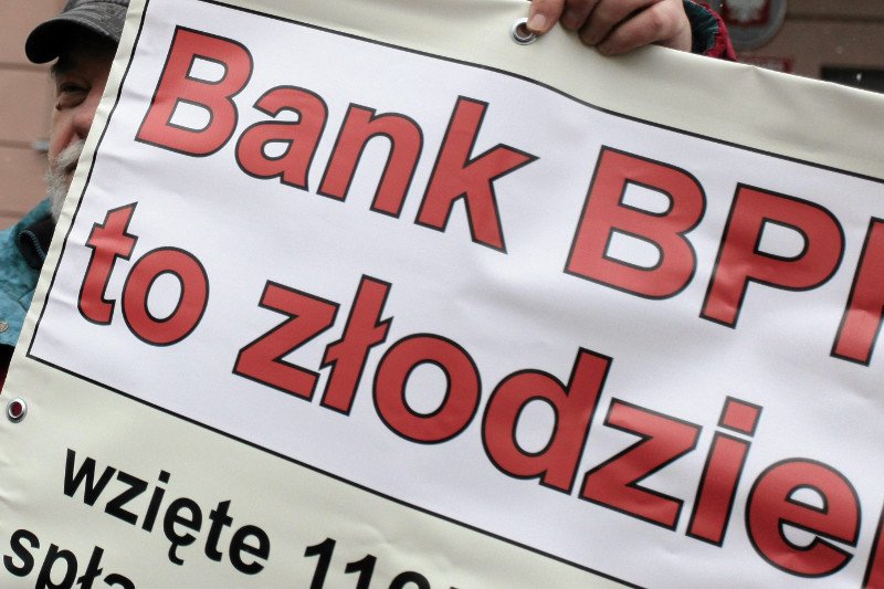 W Warszawie w ubiegły weekend doszło do kolejnej manifestacji oburzonych klientów banków.