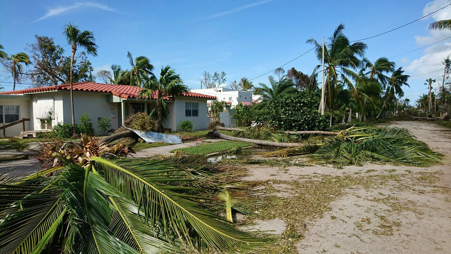 Key West Floryda 2017 po przejściu huraganu Irma