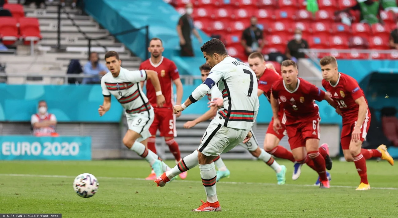 Cristiano Ronaldo przeszedł w meczu z Węgrami do historii Euro