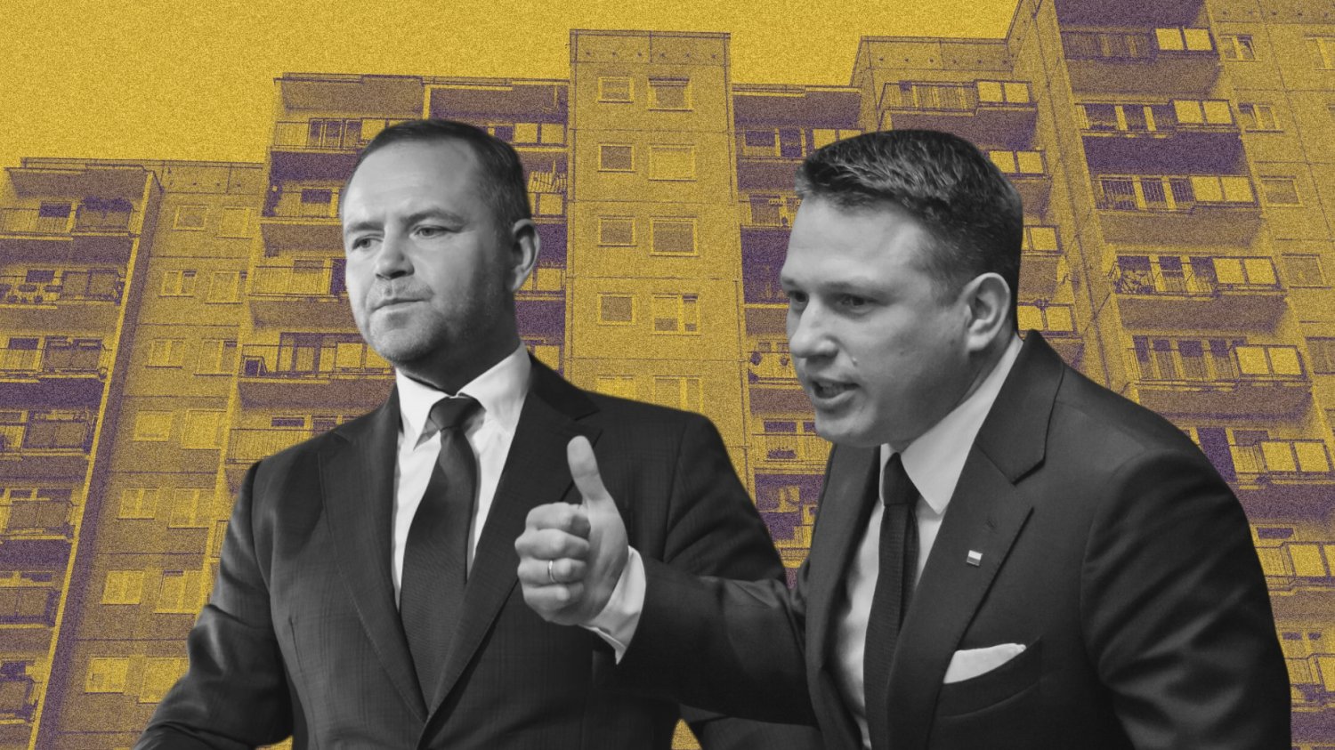 Mentzen uderza w Nawrockiego ws. afery z mieszkaniem Karol Nawrocki i Sławomir Mentzen
