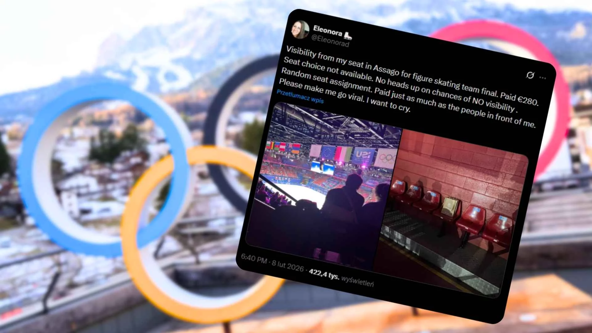 Organizacyjna porażka na zimowych IO. Ceny biletów to wstyd