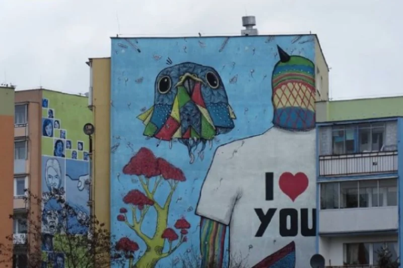 Murale na gdańskiej Zaspie
