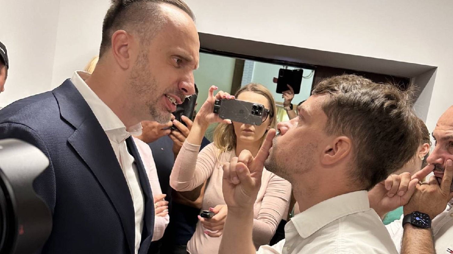 Starcie pomiędzy Januszem Kowalskim a Michałem Kołodziejczakiem.