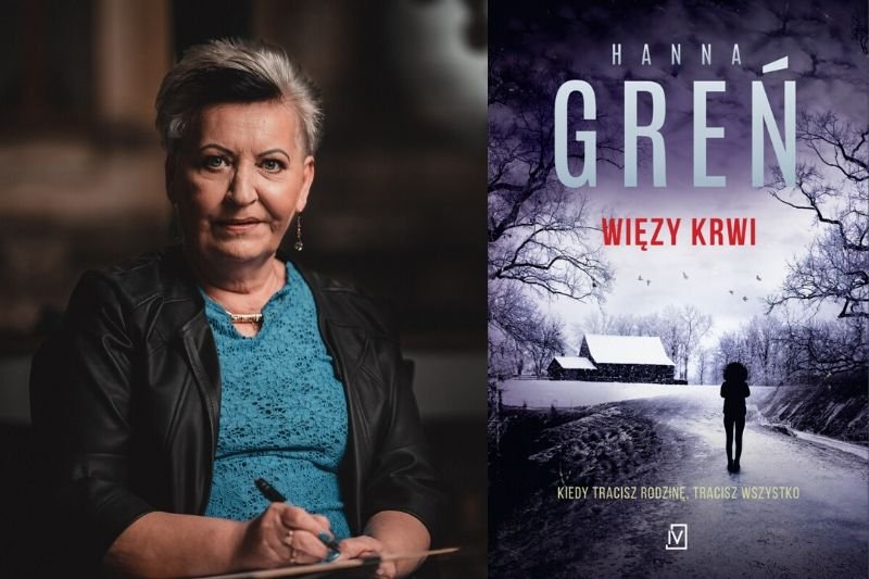 "Więzy krwi" to kolejna po "Wiosce kłamców" powieść kryminalna Hanny Greń, której akcja rozgrywa się w skrywającej wiele sekretów małej miejscowości z hermetyczną społecznością