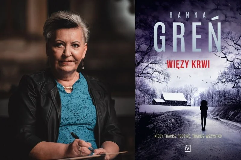 "Więzy krwi" to kolejna po "Wiosce kłamców" powieść kryminalna Hanny Greń, której akcja rozgrywa się w skrywającej wiele sekretów małej miejscowości z hermetyczną społecznością