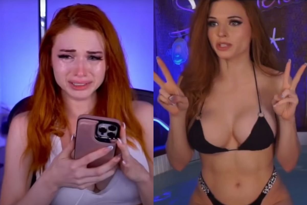 Amouranth zszokowała widzów wyznaniem o przemocowym mężu. Po aferze dalej robi streamy z basenów.