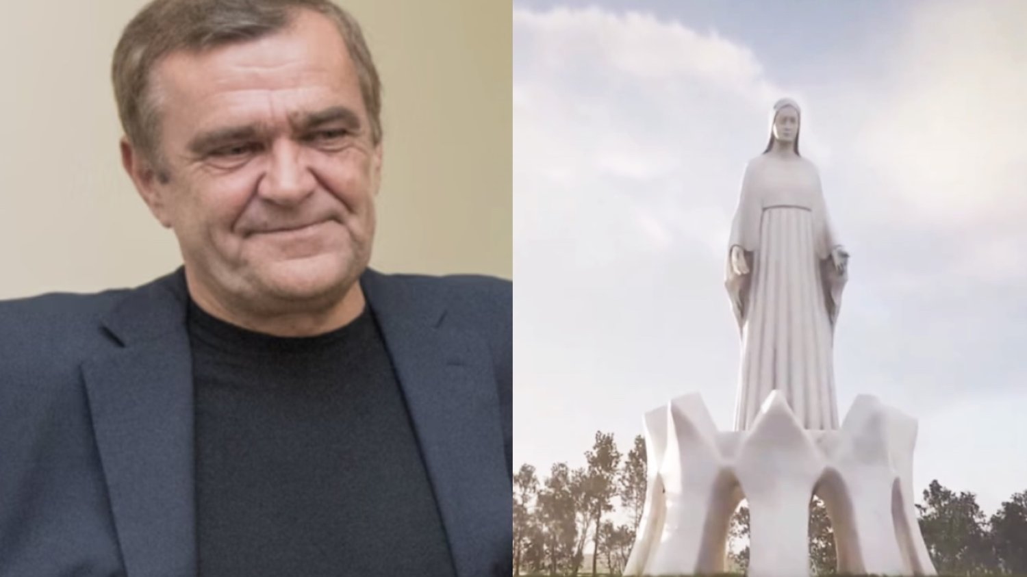 Grażyna i Roman Karkosikowie. To oni sfinansują ogromny pomnik Matki Boskiej.