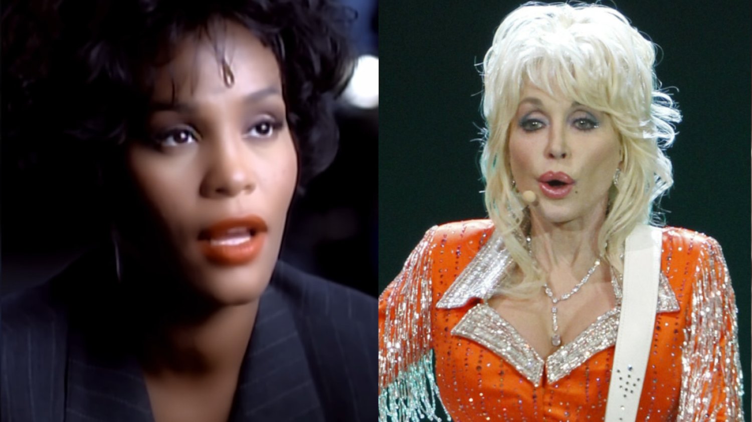 piosenki, które są coverami: "I Will Always Love You" Whitney Houston i Dolly Parton Whitney Houston i Dolly Parton