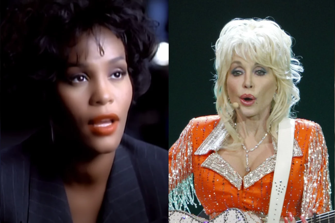 piosenki, które są coverami: "I Will Always Love You" Whitney Houston i Dolly Parton Whitney Houston i Dolly Parton