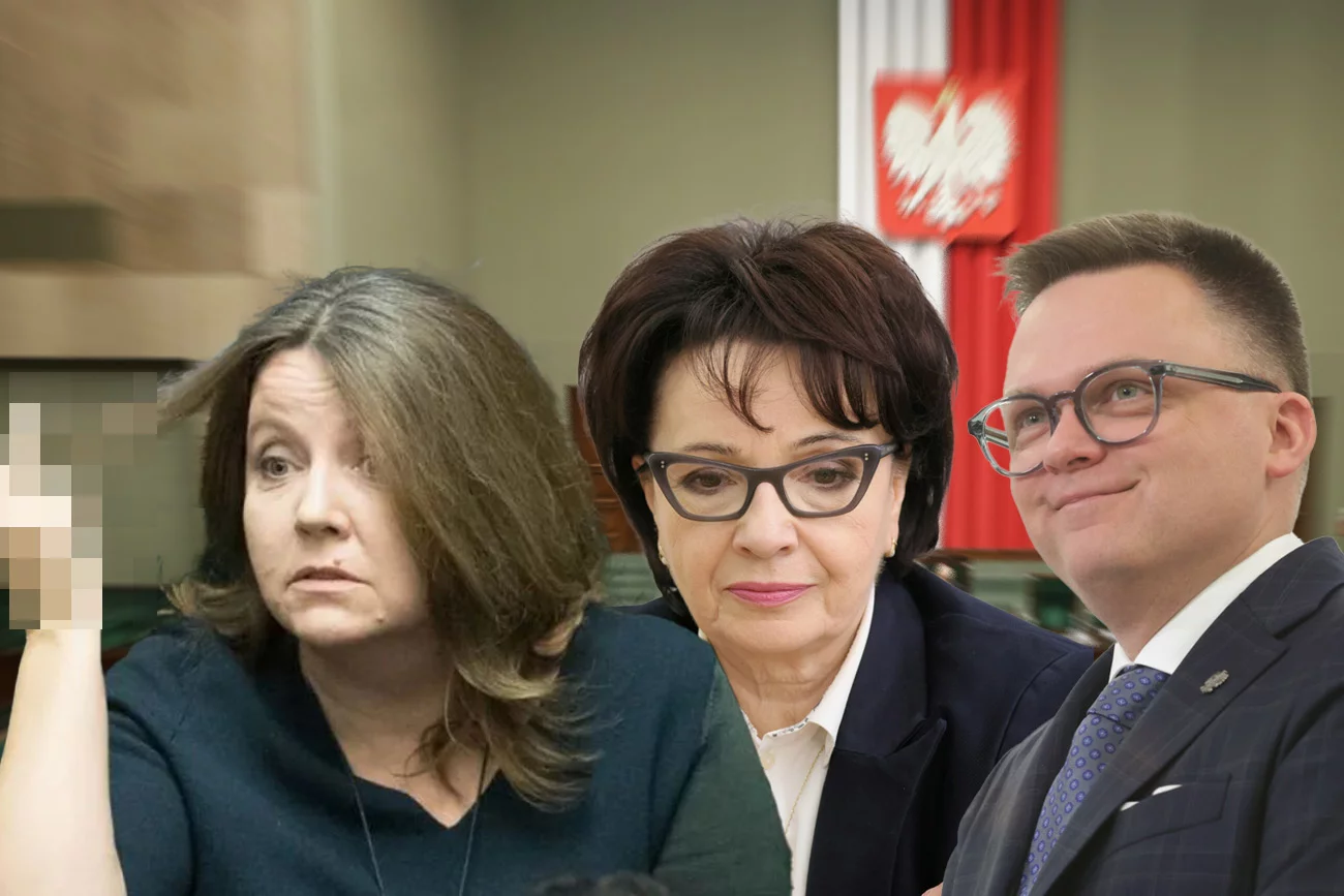 Joanna Lichocka, Elżbieta Witek i Szymon Hołownia. Joanna Lichocka, Elżbieta Witek i Szymon Hołownia.