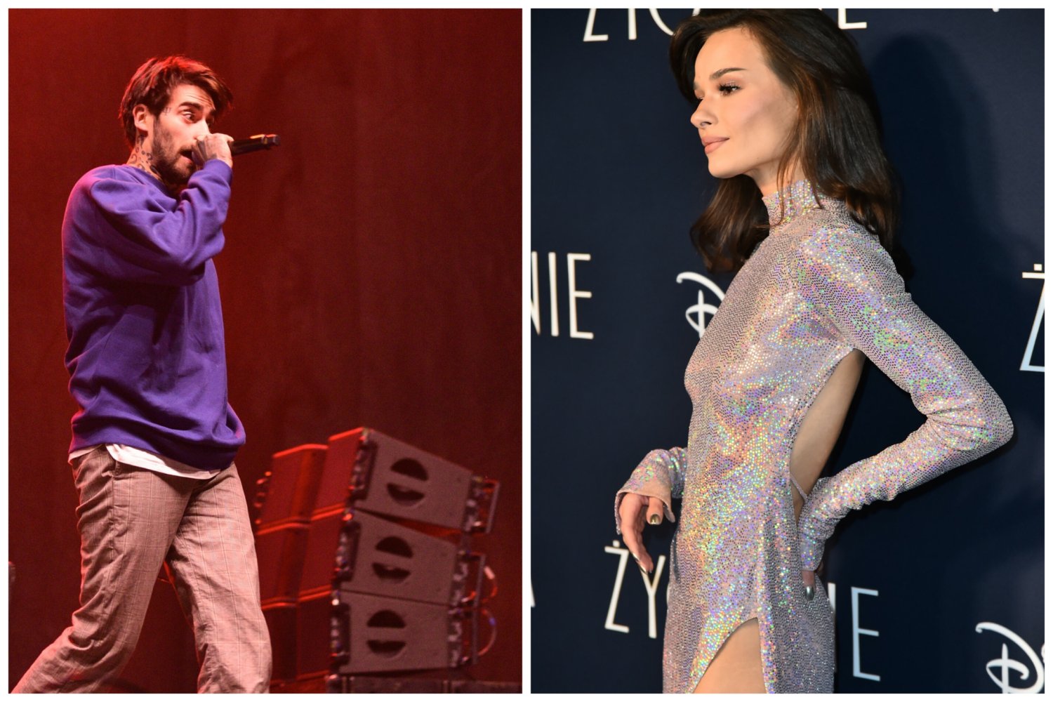 Natalia Szroeder na premierze filmu "Zyczenie". Quebonafide podczas koncertu na Juwenaliach w Lublinie.