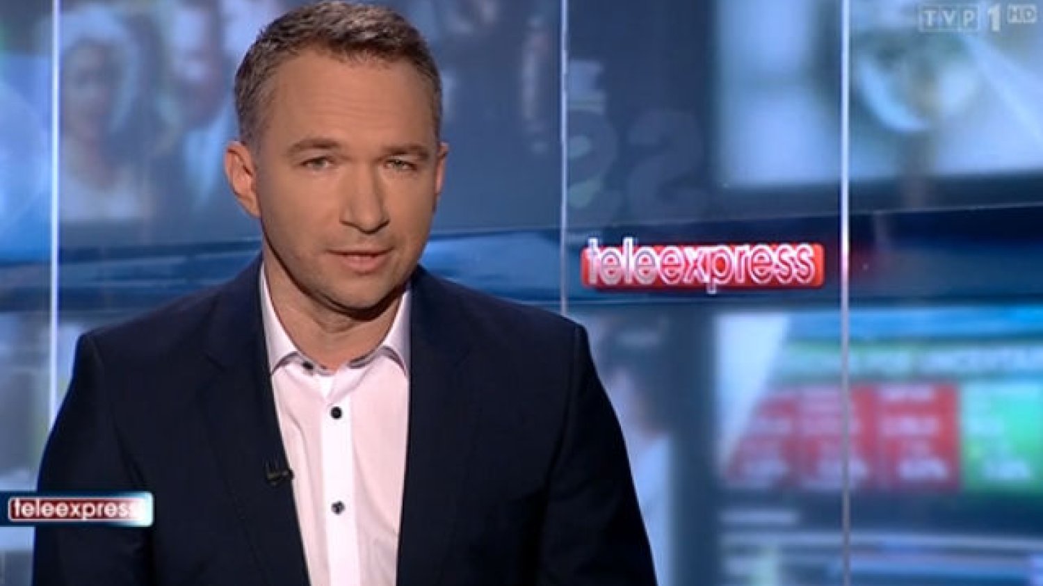 Rafał Patyra zastąpił dziś Macieja Orłosia w roli prowadzącego "Teleexpress"