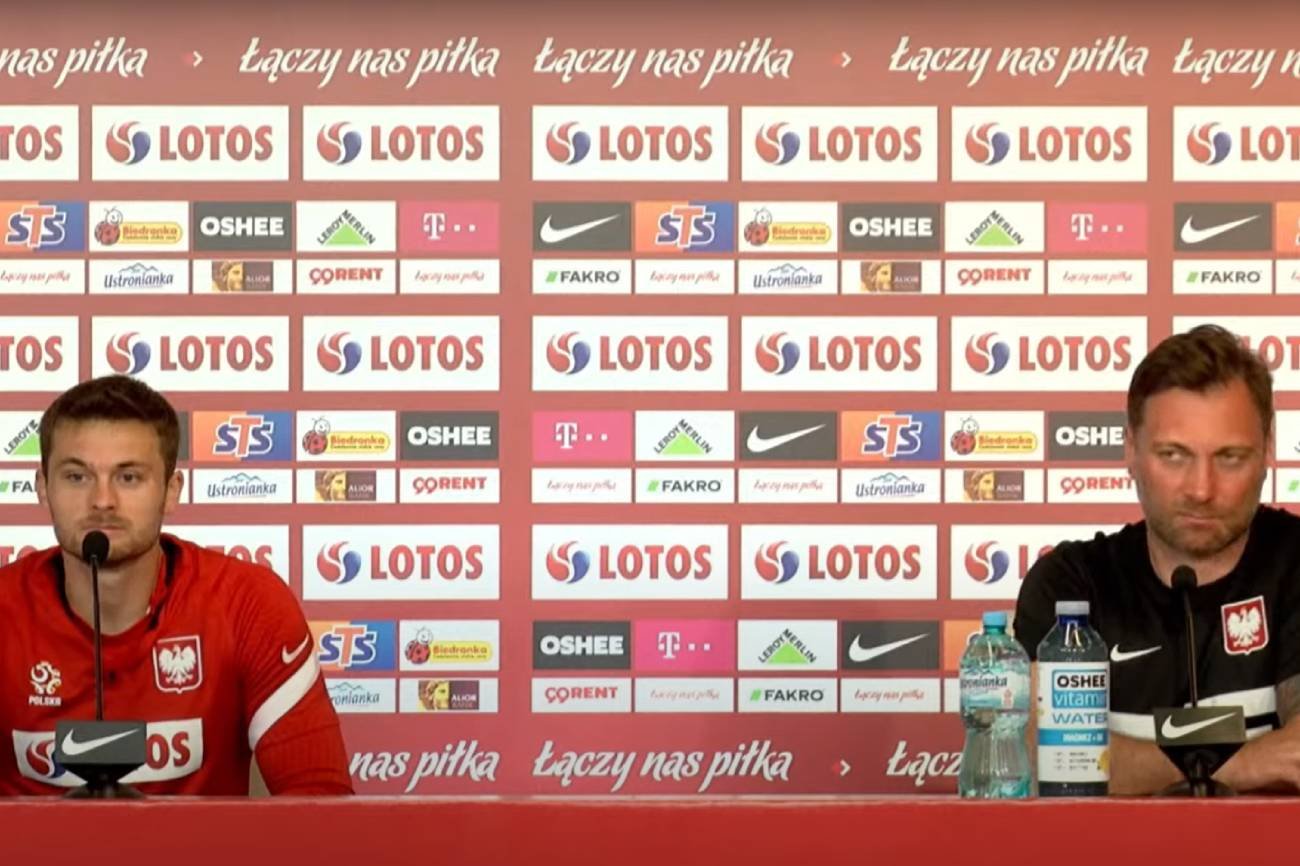 Konferencja na kanale "Łączy nas piłka". Linetty i Kwiatkowski.