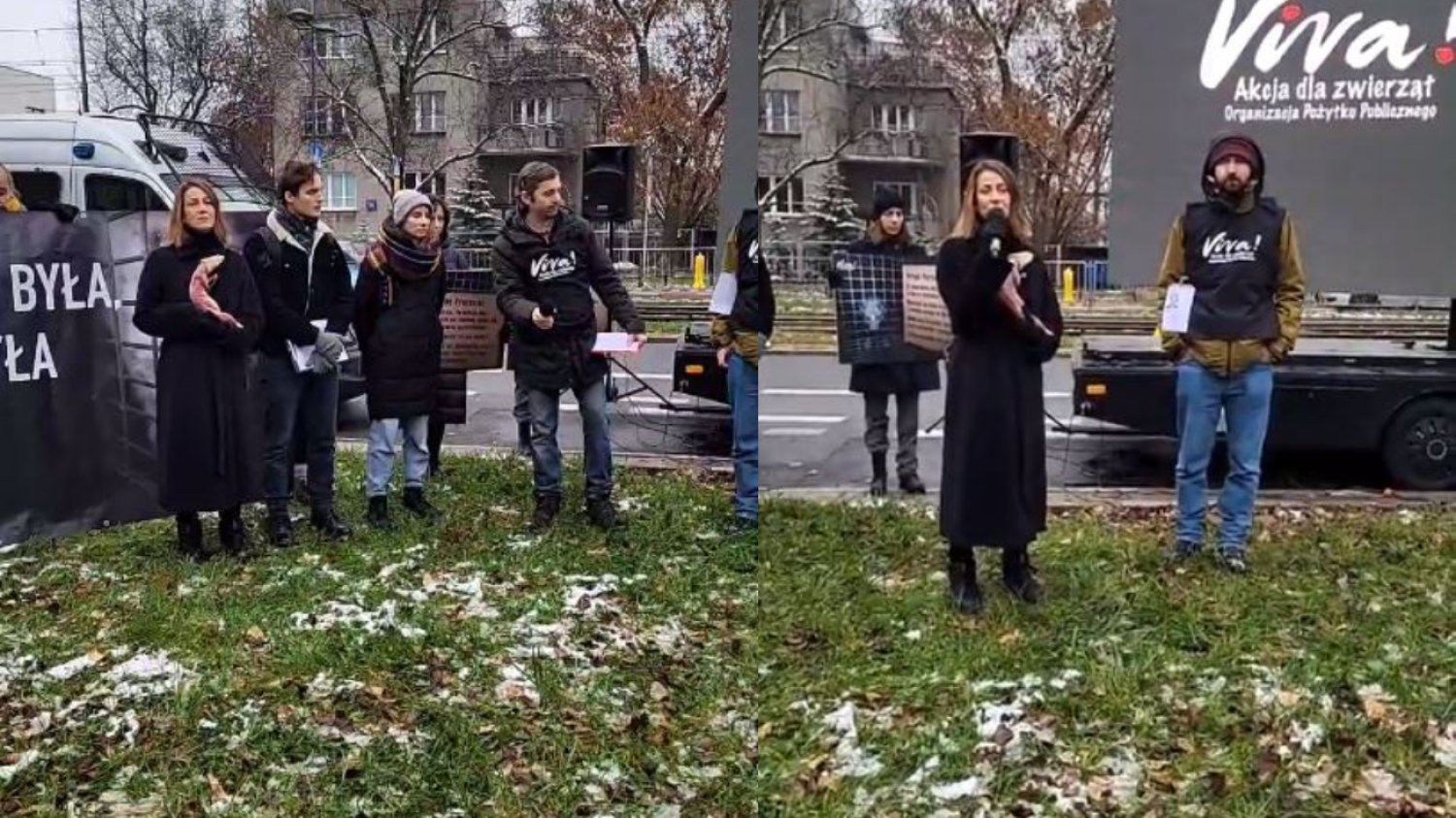 Protest pod domem Jarosława Kaczyńskiego. Na miejscu m.in. Ostaszewska.