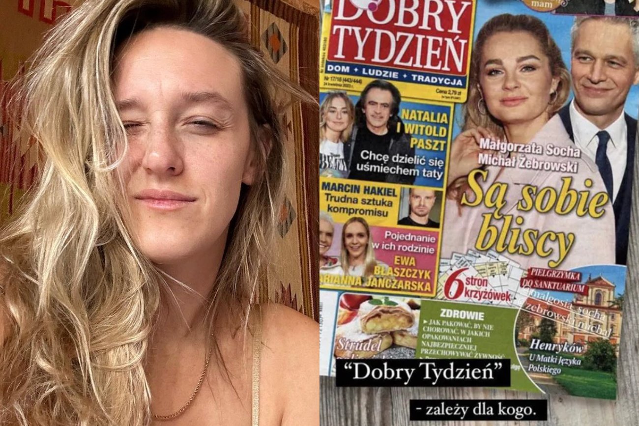 Żebrowska odpowiedziała tygodnikowi. Chodzi o relacje męża z Sochą