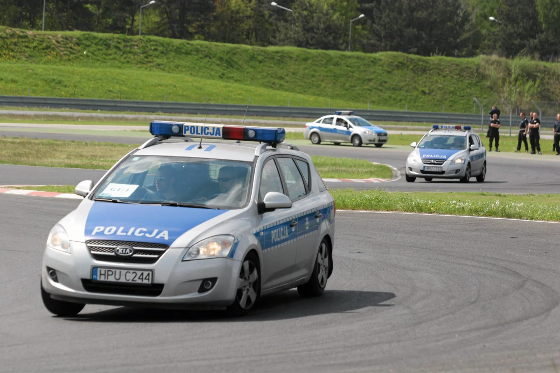 Pościg policji.