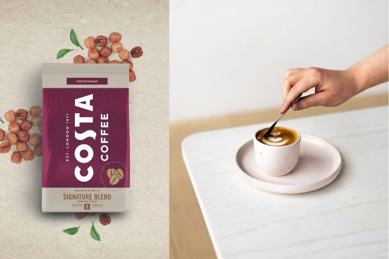 Zestaw prezentowy Signature Blend od COSTA COFFEE + kubek AOOMI