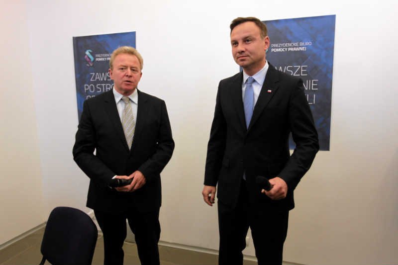 Biuro pomocy prawnej Andrzeja Dudy cieszy się coraz mniejszym zainteresowaniem.