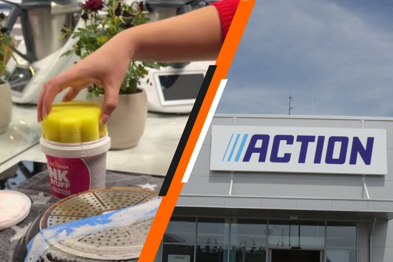 Magiczna gąbka Super Scrubby w Action. Czy jest tak dobra jak Scrub Daddy? Zamiennik Scrub Daddy jest w Action za 3 zł. Czy jest wart swojej ceny?