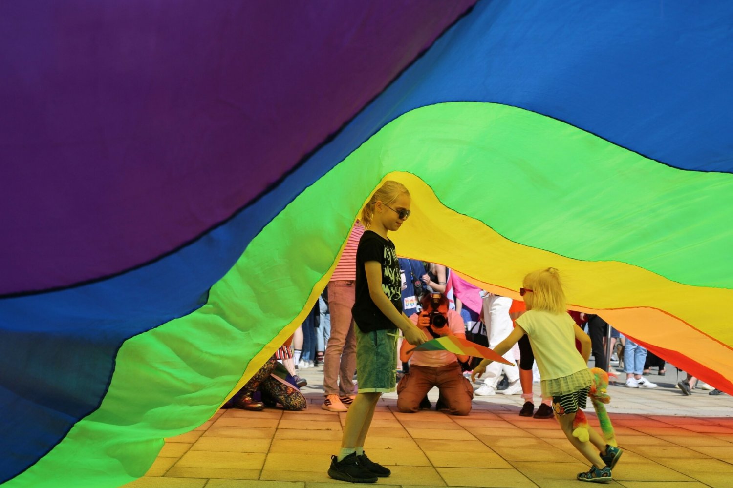 Dzieci na Paradzie Równości.