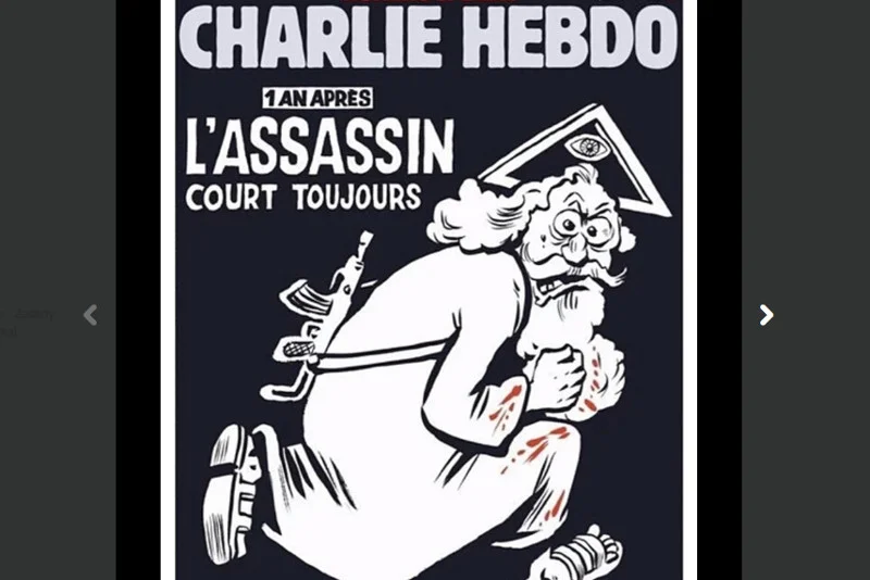 Jubileuszowa okładka "Charlie Hebdo".