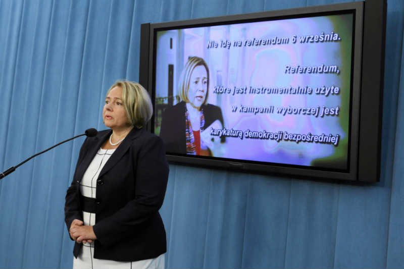 Wanda Nowicka, wicemarszałek Sejmu.