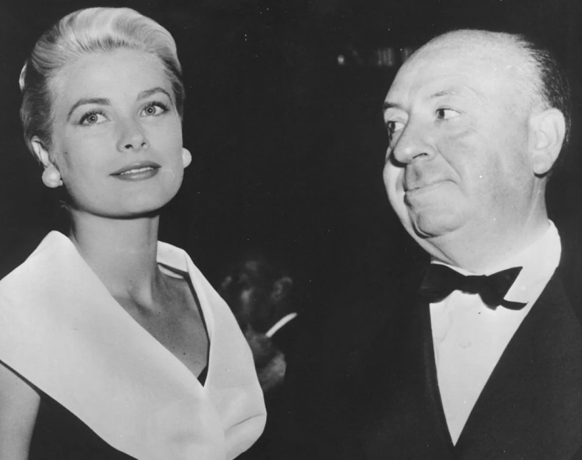 Grace Kelly i Alfred Hitchcock, 1954 r.
