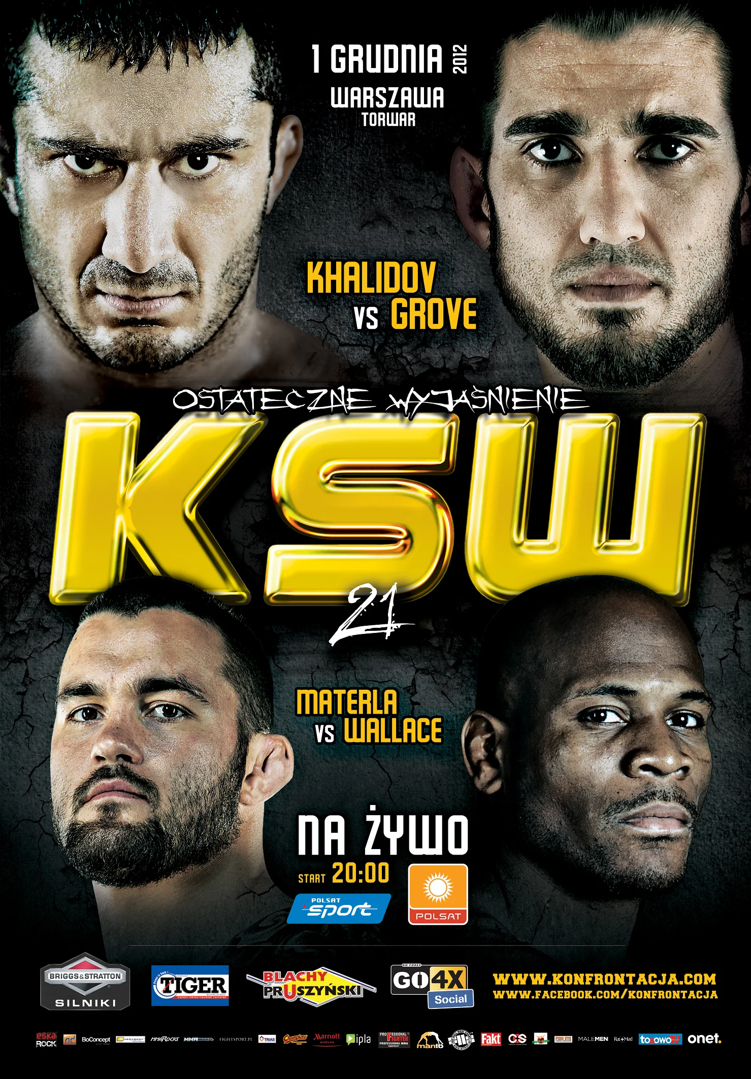Plakat 21 gali KSW