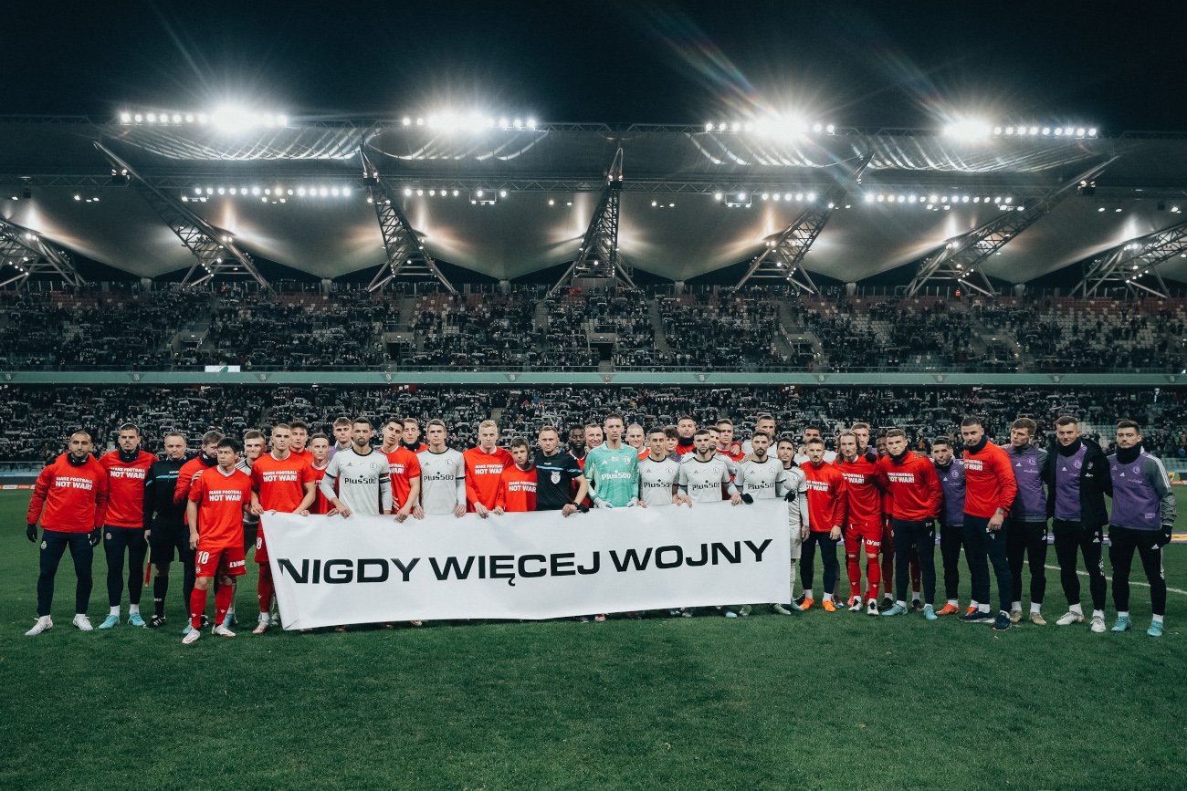 Już we wtorek 12 kwietnia na stadionie Legii Warszawa odbędzie się wyjątkowy "Mecz o Pokój".