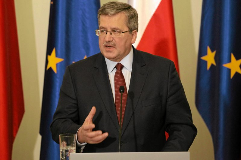 Prezydent Bronisław Komorowski / Agencja Gazeta