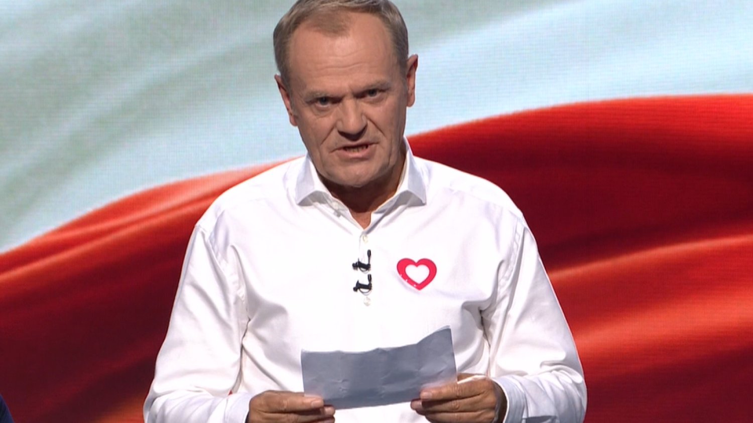 Tusk od razu na początku debaty w TVP wbił szpilę Morawieckiemu.