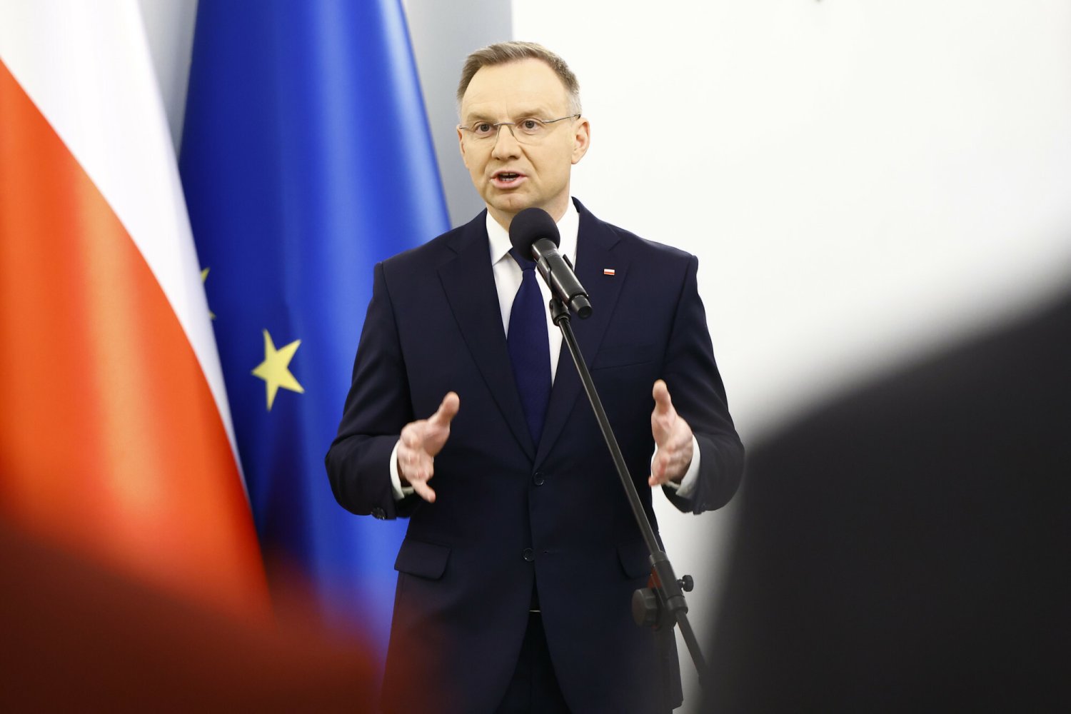 Andrzej Duda w Pałacu Prezydenckim