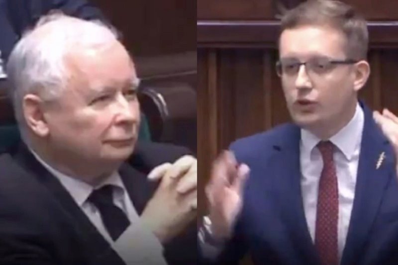 Robert Winnicki przez 120 sekund uderzał w Sejmie w Prawo i Sprawiedliwość.