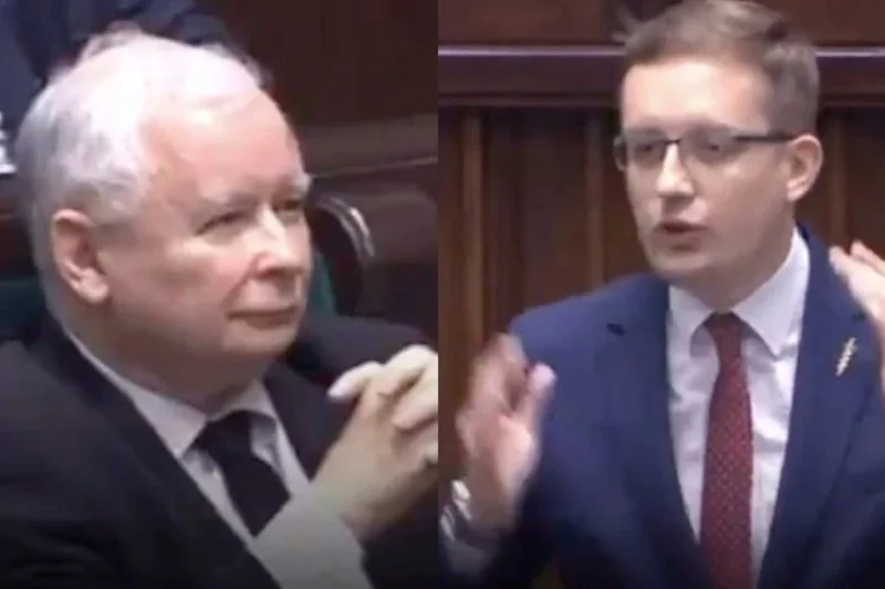 Robert Winnicki przez 120 sekund uderzał w Sejmie w Prawo i Sprawiedliwość.