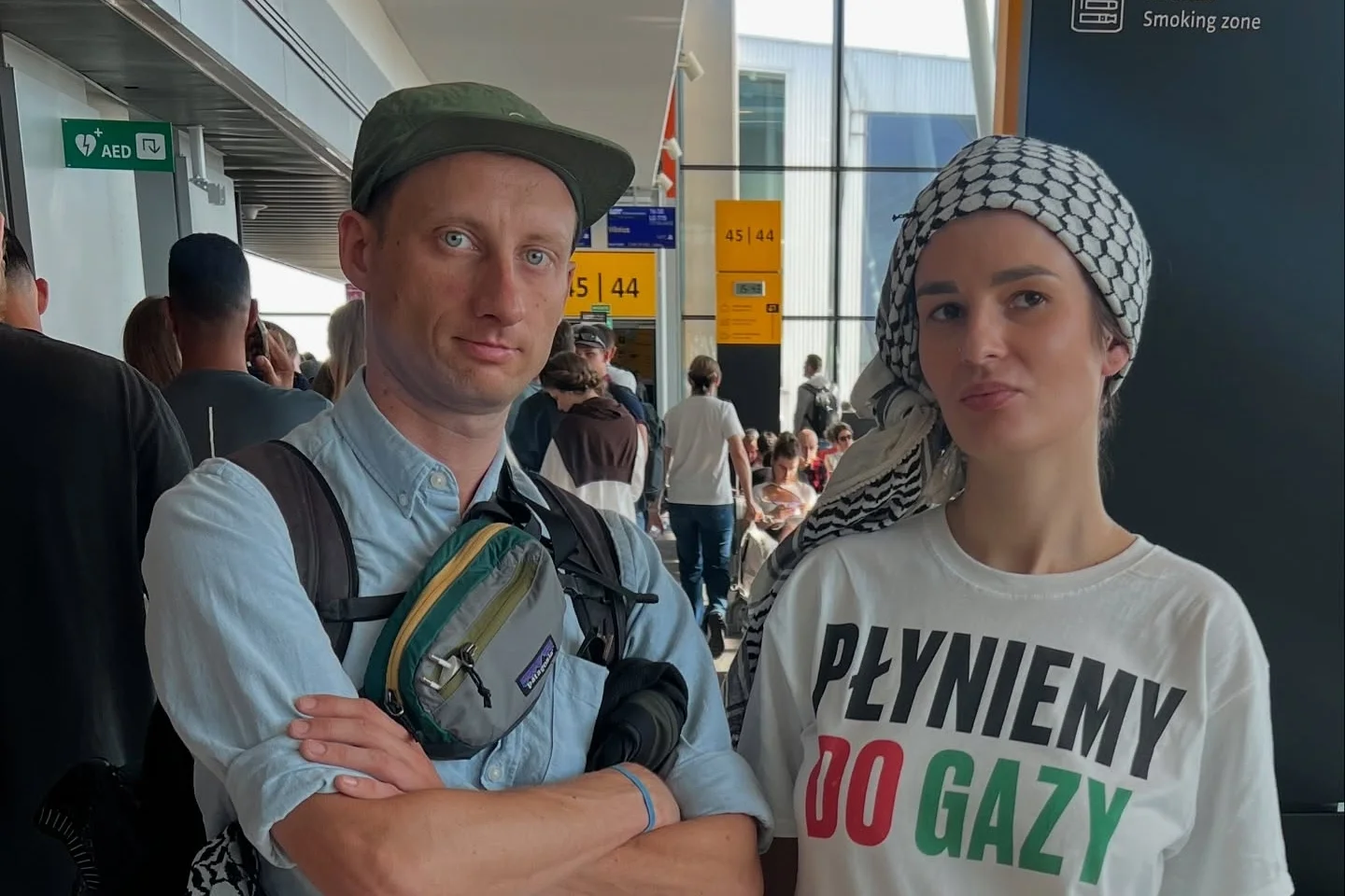 Franciszek Sterczewski płynie do Strefy Gazy Franciszek Sterczewski płynie do Gazy