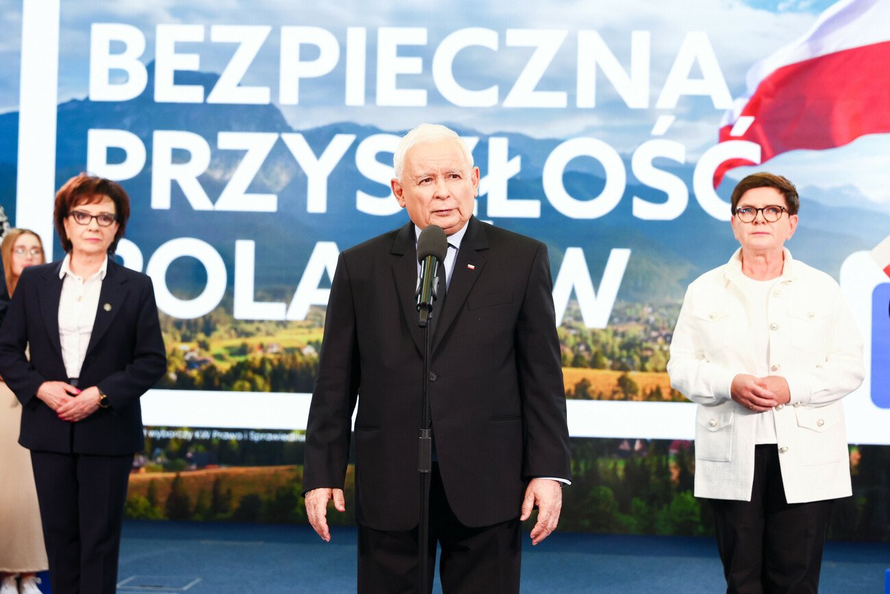 Jarosław Kaczyński i jego tłuste koty.