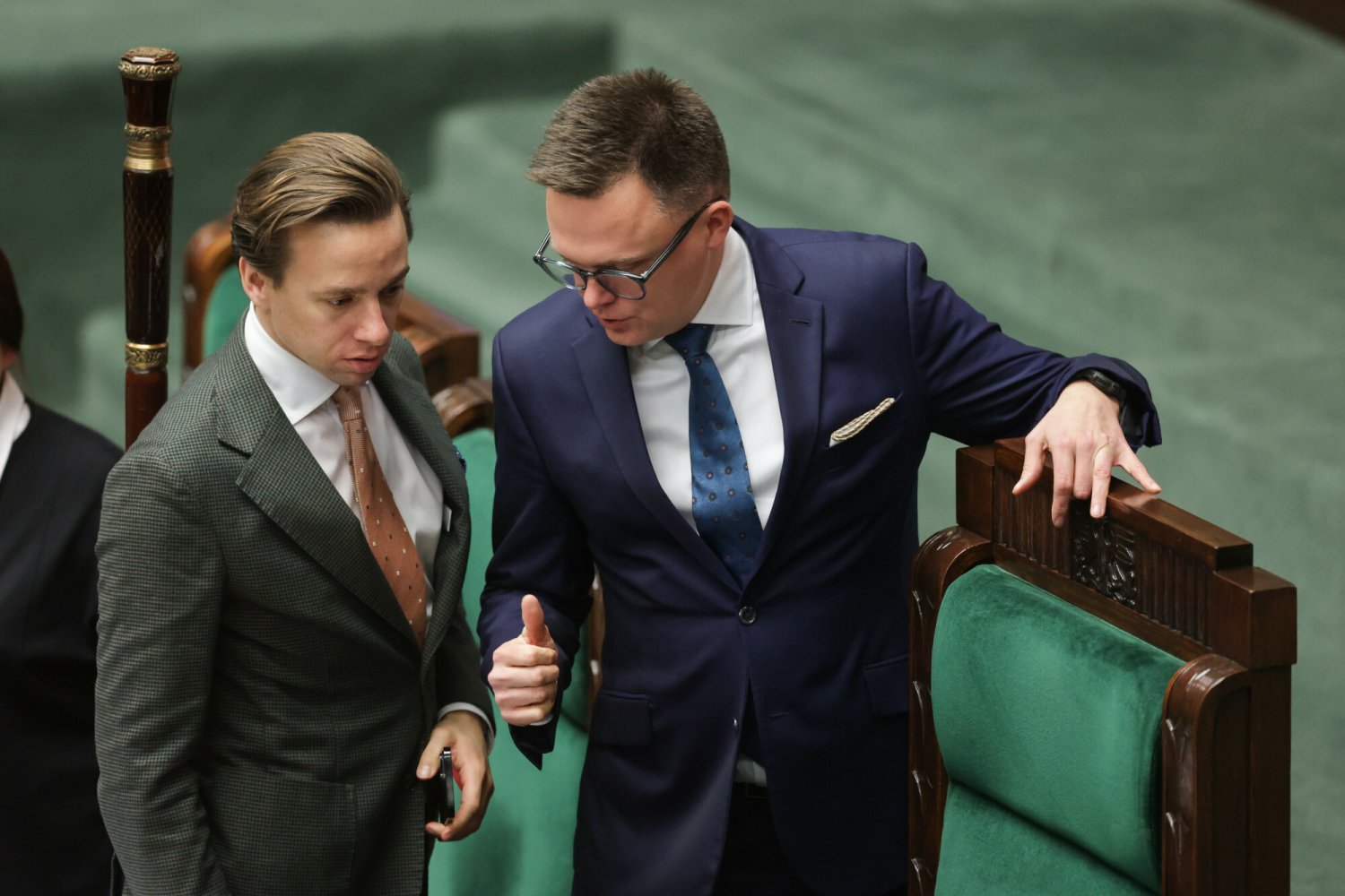 Krzysztof Bosak i Szymon Hołownia