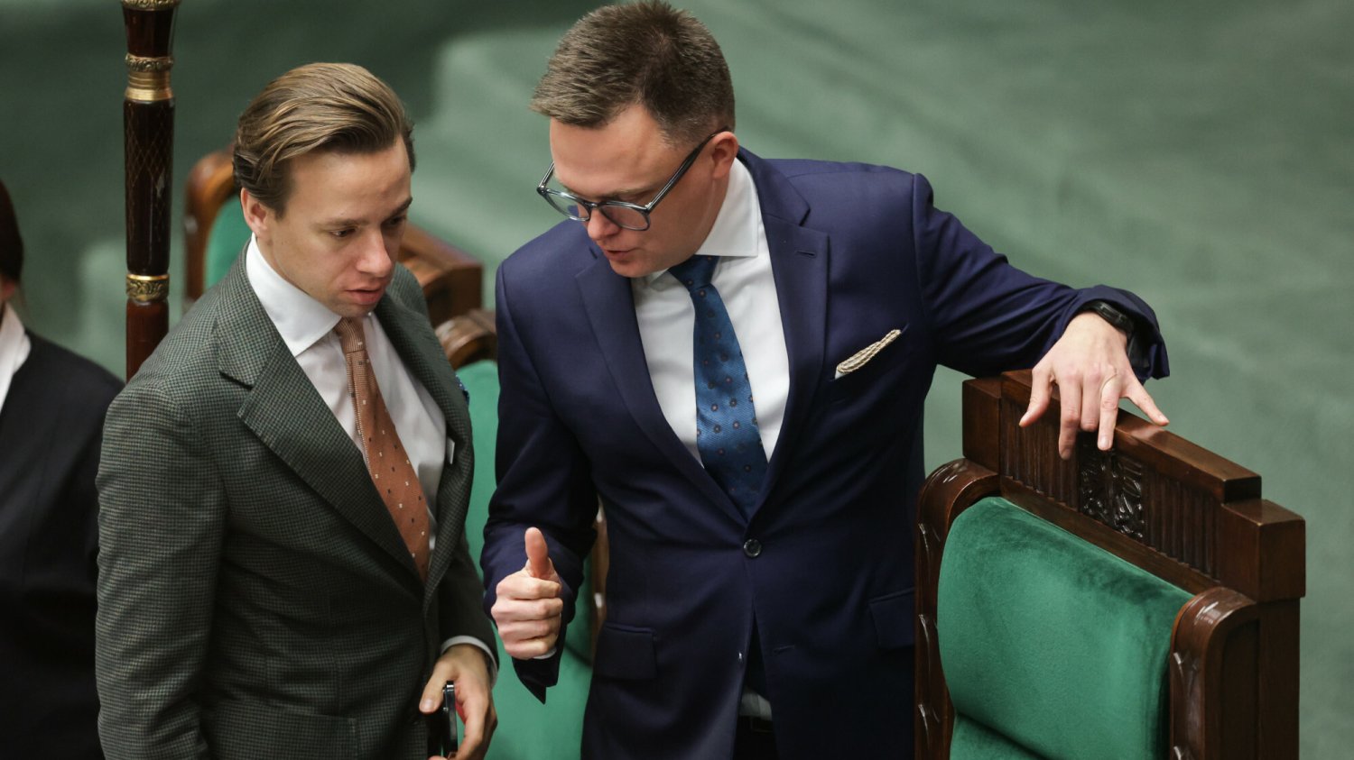 Krzysztof Bosak i Szymon Hołownia